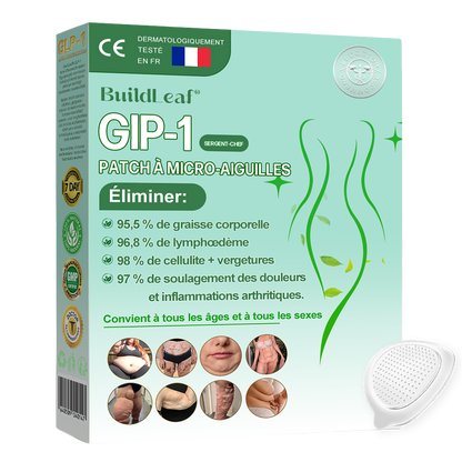 🏥Boutique officielle | Patch nano-microneedles GLP-1 BuildLeaf® avec collagène et Matrixyl 3000 – Ciblé pour l’obésité, les maladies cardiovasculaires, le diabète, l’apnée du sommeil, les problèmes articulaires et bien plus encore