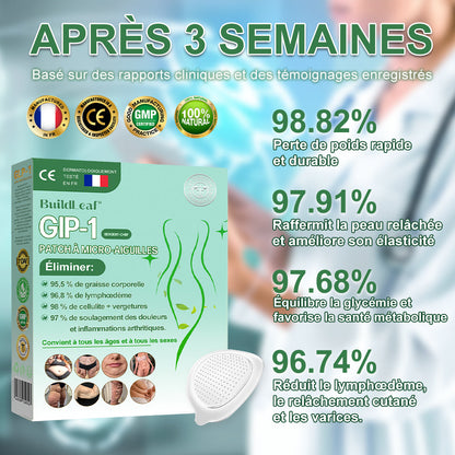 🏥Boutique officielle | Patch nano-microneedles GLP-1 BuildLeaf® avec collagène et Matrixyl 3000 – Ciblé pour l’obésité, les maladies cardiovasculaires, le diabète, l’apnée du sommeil, les problèmes articulaires et bien plus encore